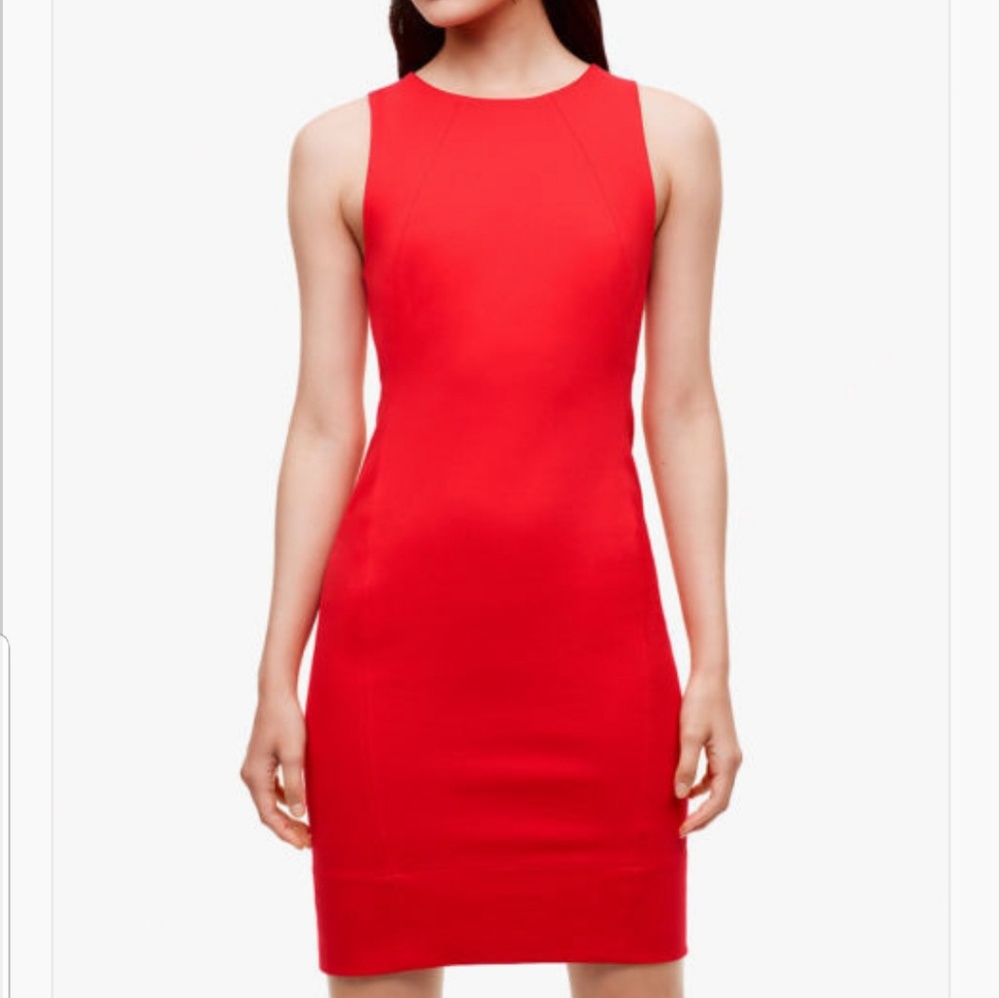 Aritzia Red Midi Dress